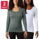 32 Degrees Women's or Men Heat Tee, 2-pack