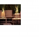 Brookstone 2 pk. LED Gold Patio Touch Lamps