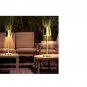 Brookstone 2 pk. LED Gold Patio Touch Lamps