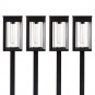 GTX Solar LED Pathway Lights, 4-pack