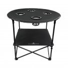 Black Sierra Foldable Camping Table