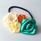 Satin Flower Headbands