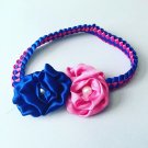 PINk & BLUE Braided Headband