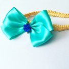 Baby Blue Bow   Headband