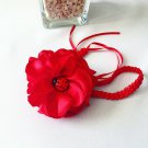 Red Flower  Headband