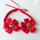 Red Mickey & Minnie Braided Headband