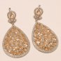 Natural Yellow Citrine 925 Sterling Silver Handcrafted Unique Jewelry Earrings