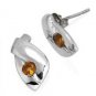 Natural Yellow Citrine 925 Sterling Silver Handcrafted Unique Jewelry Earrings