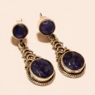 Thai Lapis Luzali Gemstone 925 Sterling Silver earring Women Jewelry Earring New