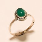 Chrysoprase Natural Gemstone 925 Sterling Silver Light Weight Women Jewelry Ring