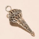 925 Sterling Silver White Topaz Salman Khan Bajrangi Bhai jaan Jewelry Pendant