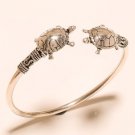 Twisted Tortoise Handcuff Bracelet 925 Sterlingsilver Turtle Memorial Jewelry AA
