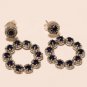 Natural Multi Tourmuline Gemstone 925 Sterling Silver Designe Jewelry Earrings