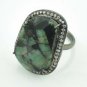 Natural Emerald, Ruby, Sapphire Gemstone 925Sterling Silver Fashion Jewelry Ring