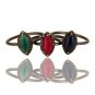 Natural Emerald, Ruby, Sapphire Gemstone 925Sterling Silver Fashion Jewelry Ring