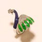 Natural Emerald Ruby Sapphire 925 Sterling Silver Women Cocktail Jewelry Ring AA
