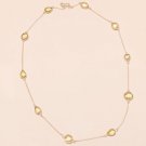 925 Sterling silver Multi Gemstone Long chain Fine Valentine day Beaded Necklace