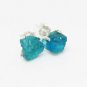 Two Tone Omega Back Earring Natural Lemon Topaz Gemstone 925 Sterling Silver New
