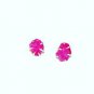 Two Tone Omega Back Earring Natural Lemon Topaz Gemstone 925 Sterling Silver New