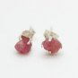 Two Tone Omega Back Earring Natural Lemon Topaz Gemstone 925 Sterling Silver New