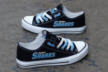 San Jose Sharks Custom Shoes Tennis Canvas Sneakers Men Women Gift