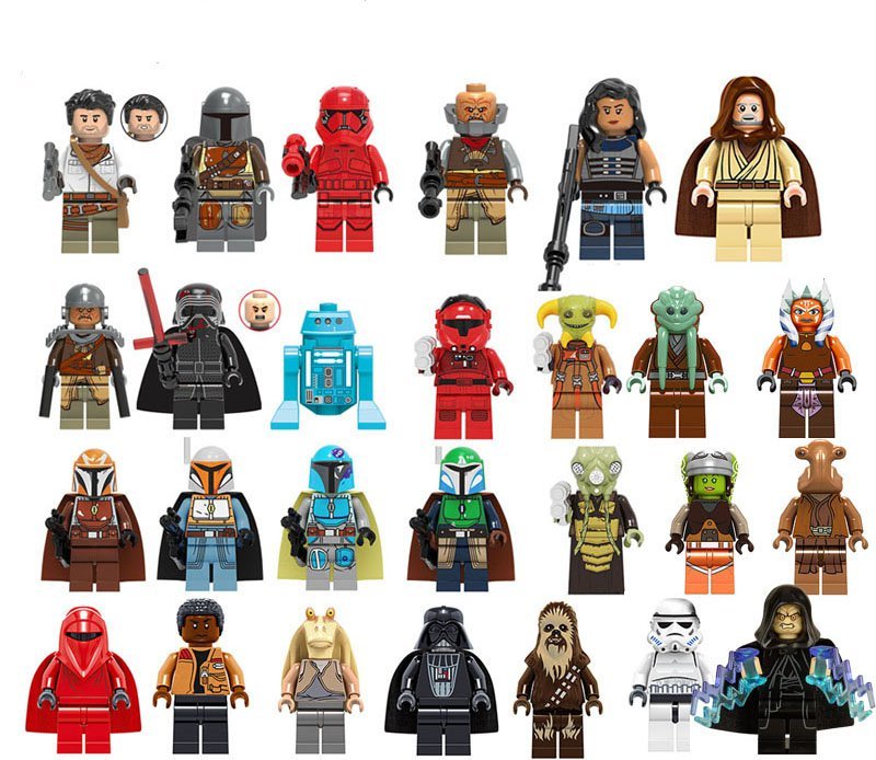 New Star Wars Minifigures Fit Lego Mandalorian