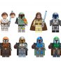 Mandalorian Boba Fett Rey Luke Minifigures Lego Star Wars Rise of Skywalker