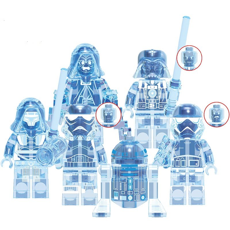 2020 Darth Raven Darth Vader Stormtrooper R2D2 Minifigures Lego Fit