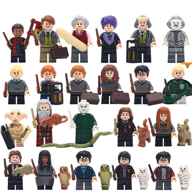 Harry Potter Rubeus Hagrid Minifigures Fit Lego Harry Potter Minifigures