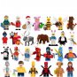 27pcs  E.T Rick And Morty Easter Rabbit Simpson Snowman Cupid Kentucky Minifigures Compatible Lego
