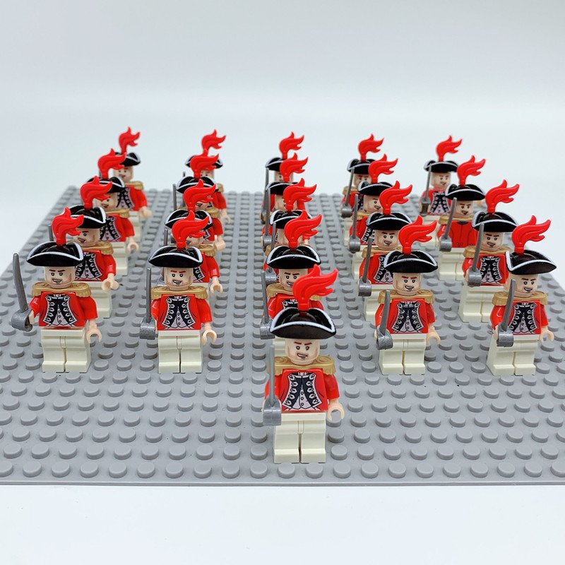 21pcs Imperial Royal Navy Army Soldiers Compatible Lego Imperial Royal Navy