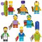 Simpson Family Minifigures Compatible Lego Simpson Minifigures