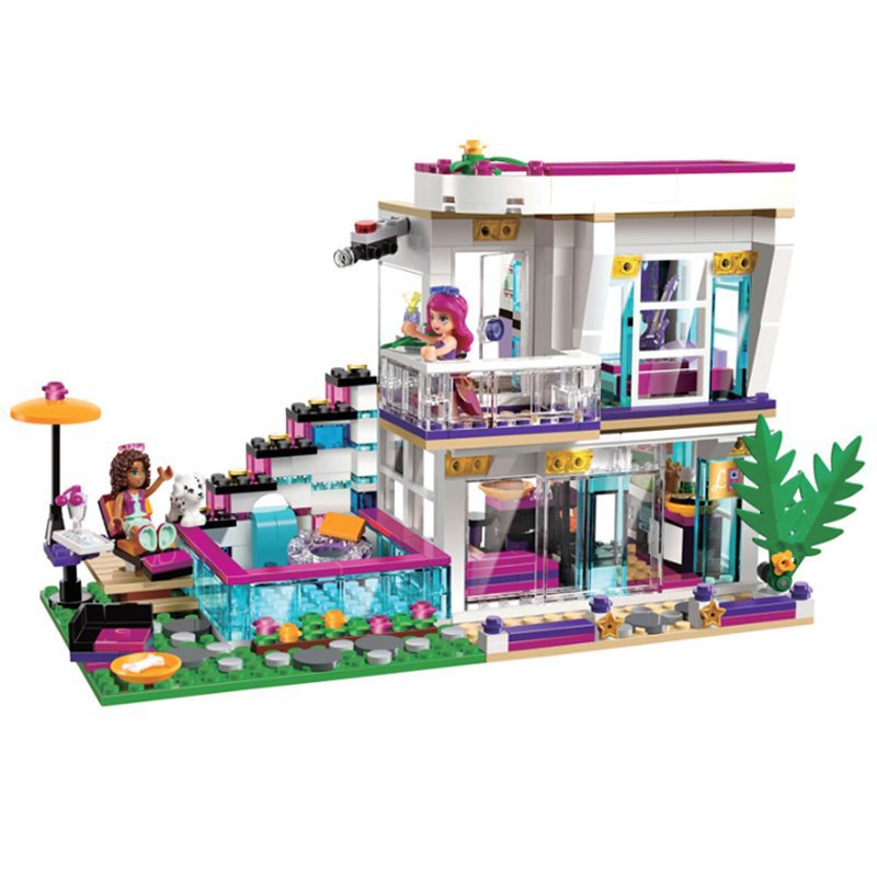 Livi's Pop Star House Fit Lego Girl Friends Series Livi's Pop Star House