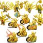 Gold Kai Zane Iloyd Cole Jay Neya Minifigures Lego Ninjago Motobike Sets Compatible