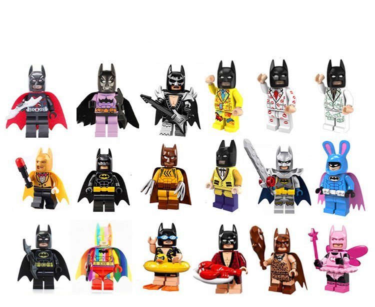 18Pcs Batman Minifigures