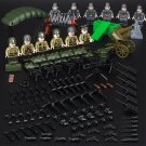 WW2 Normandy Landing American British Army vs German Army Fit Lego WW2 Soldiers