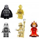 Chrome Mr Gold Darth Vader C3PO Stroomtrooper Amidala Lego Minifigures Fit