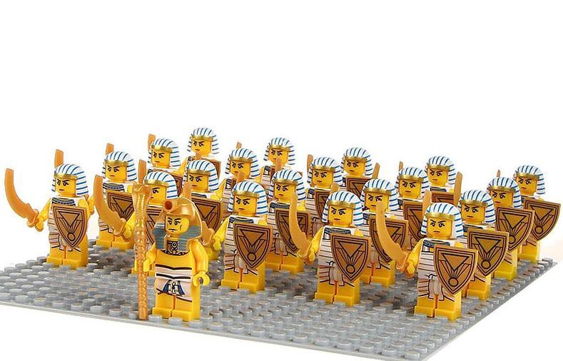 Egyptian Pharaohs Warriors Lego Pharaoh Request Sets Compatible Mummy Army