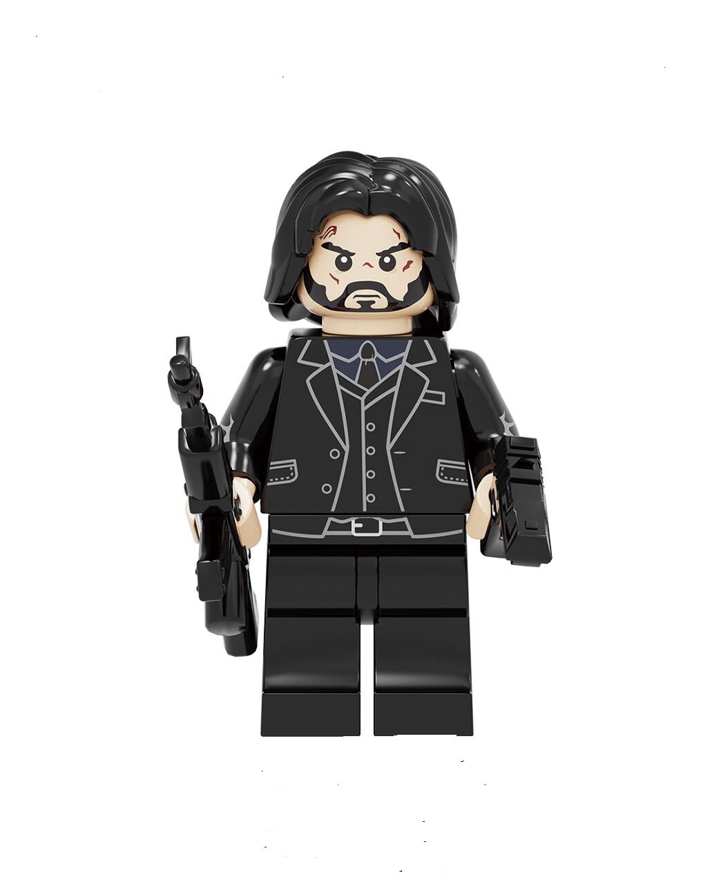 Custom John Wick Minifigure Cool Gift Idea