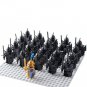 21Pcs Black Knights Armored Castle Kingdoms Lego Minifigures Fit