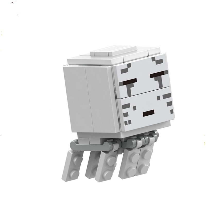 Custom Minecraft Ghast Figure Building Toys