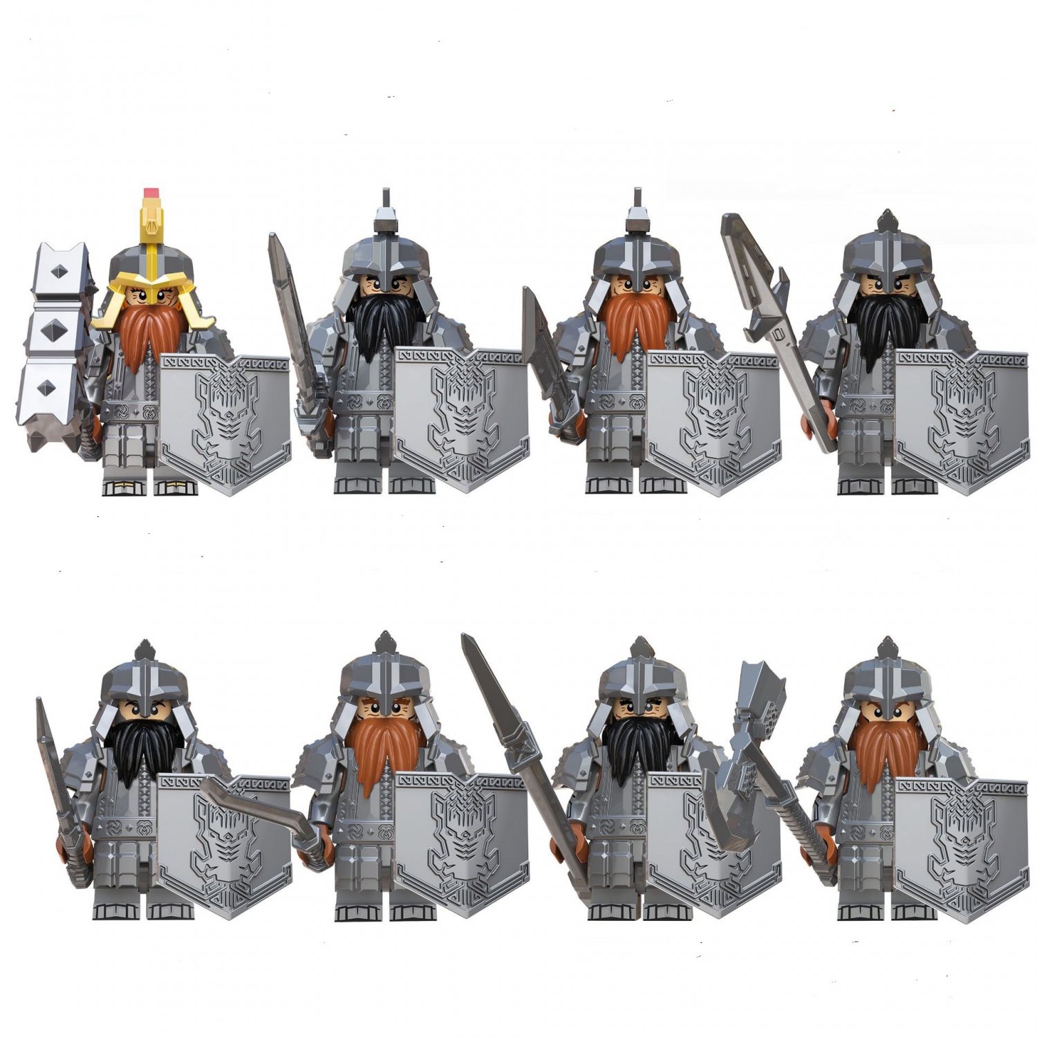 lego dwarf battle pack