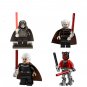 4pcs Darth Maul Darth Nihilus Count Dooku Minifigures Lego Compatible