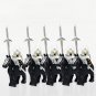 5pcs Gondor Calvary Silver Spear Warriors Army Compatible Lego
