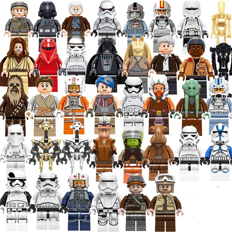 38pcs Custom Star Wars Minifigures Collection for Sale