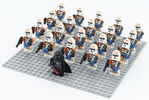 21pcs Utapau Clone Troopers Darth Vader Minifigures Star Wars Building Toy