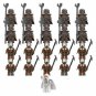 21Pcs Lord Of The Rings Isengard Army Berserker Uruk hai Gandalf Minifigures Lego Fit
