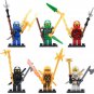 Masters of Spinjitzu Jay Zane Kai Cole Iloyd Minifigures Lego Ninjago Movie Compatible