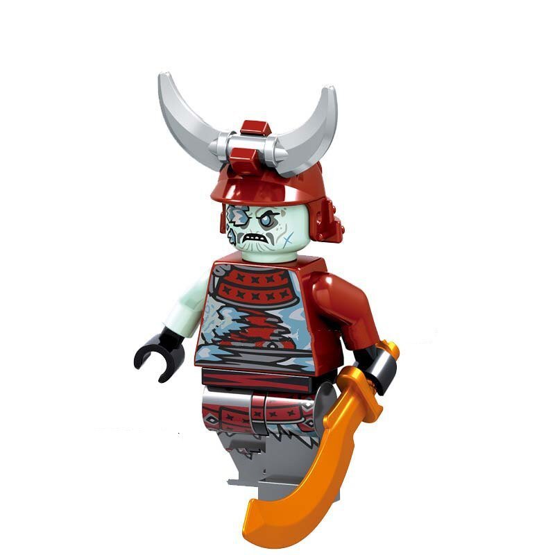 Ninjago Blizzard Sword Master Minifigure Compatible Lego