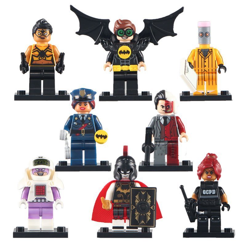 Robin Two Face Barbara Gordon Lego Batman Movie Minifigures 2017 ...